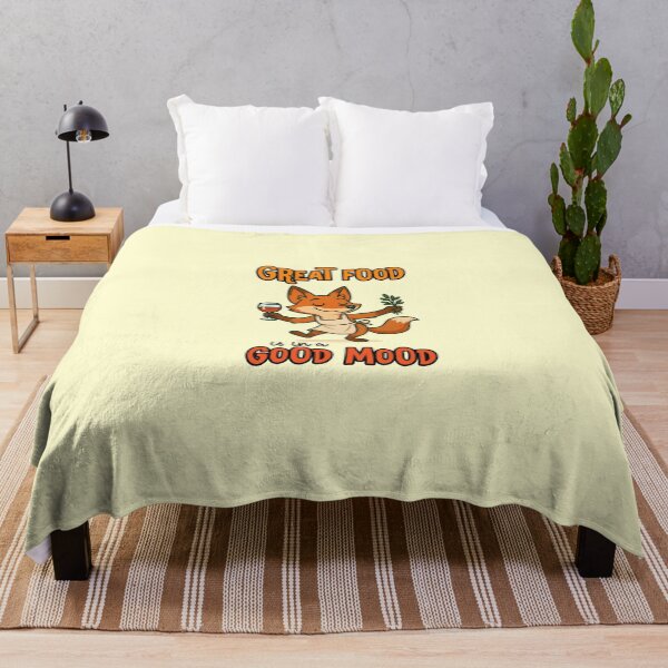 Item preview, Great Food Is In A Good Mood Funny Fox Chef Wine Quote designed and sold by nookmerch97.