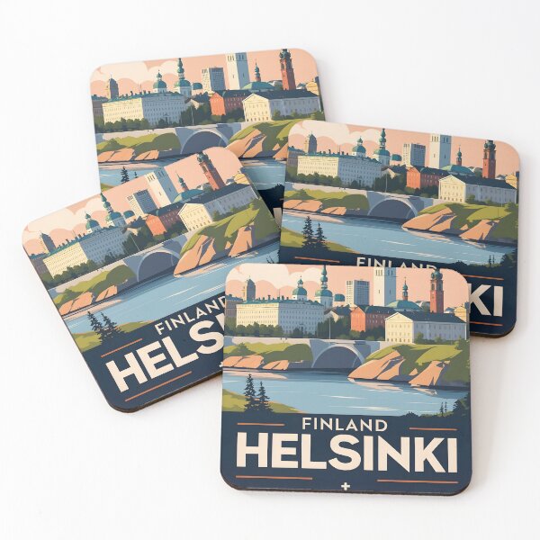 Item preview, Helsinki Finland Vintage Travel Tourism designed and sold by TravelersGems.