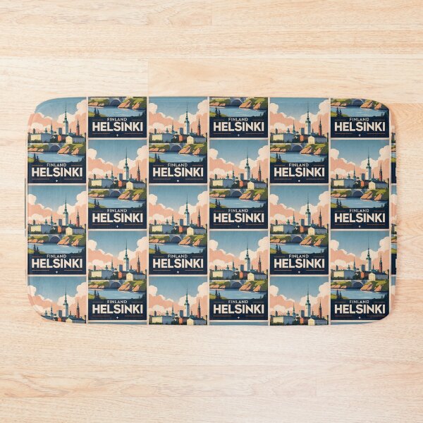 Item preview, Helsinki Finland Vintage Travel Tourism designed and sold by TravelersGems.