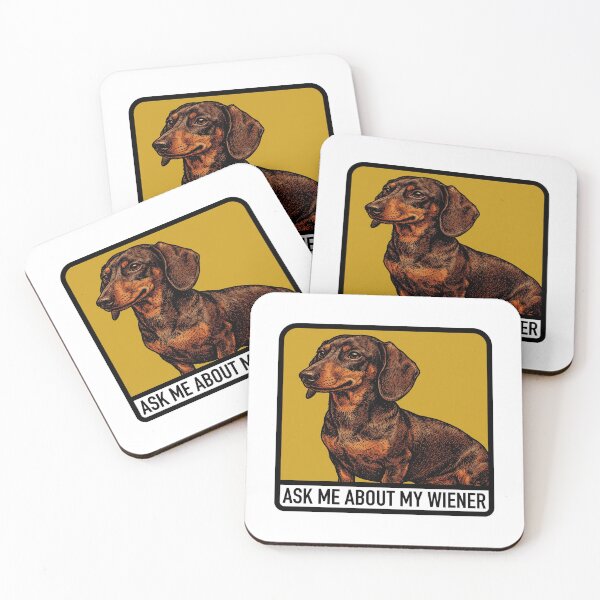 Item preview, Ask About My Wiener designed and sold by Tiffany Roy.