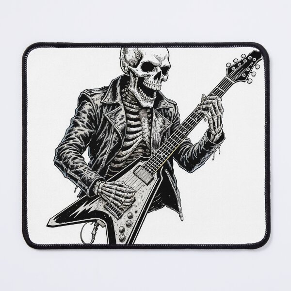 Item preview, Heavy Metal Skeleton Guitarist Rocker designed and sold by Vibes001.
