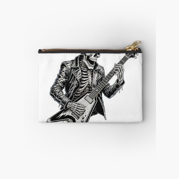 Item preview, Heavy Metal Skeleton Guitarist Rocker designed and sold by Vibes001.