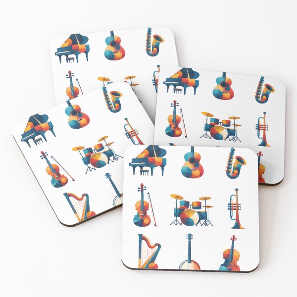 Item preview, Sticker Decal Set - Symphony of Shapes and Sound designed and sold by ForeverPrintsOK.