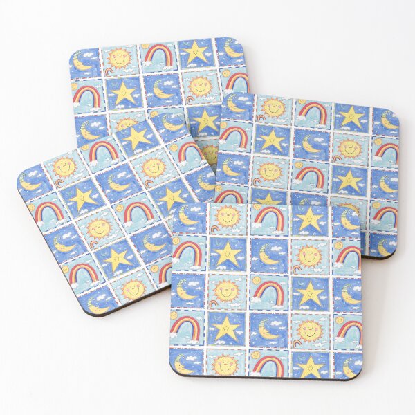 Item preview, Sun, Moon, Star and Rainbow 2 designed and sold by Helen McCartney Designs.