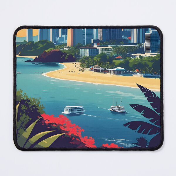Item preview, Papeete French Polynesia Vintage Travel Tourism designed and sold by TravelersGems.