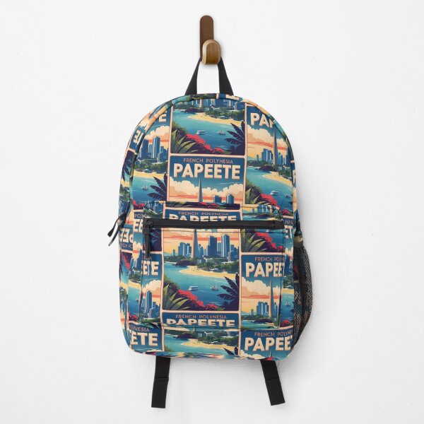 Item preview, Papeete French Polynesia Vintage Travel Tourism designed and sold by TravelersGems.