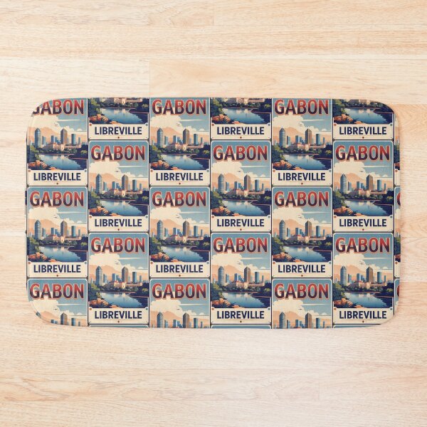 Item preview, Libreville Gabon Vintage Travel Tourism designed and sold by TravelersGems.