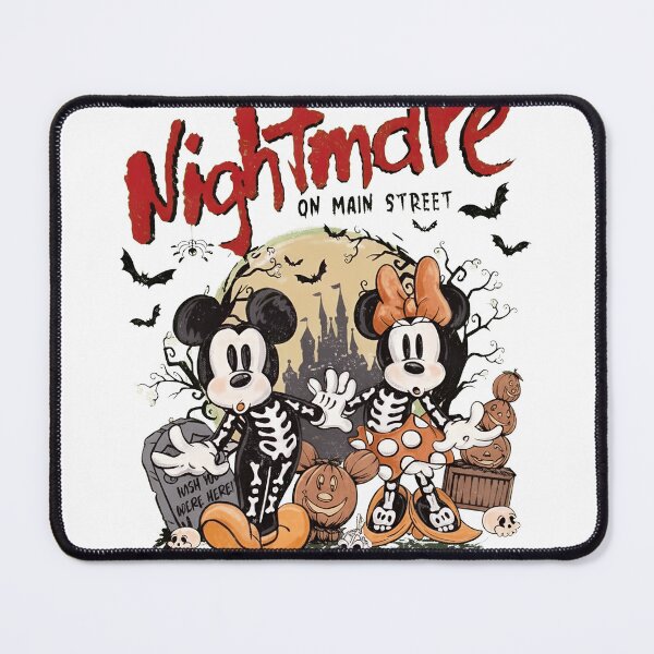 Item preview, Spooky Halloween Mouse Skeleton Castle Night Artwork designed and sold by MelanieJo85965.