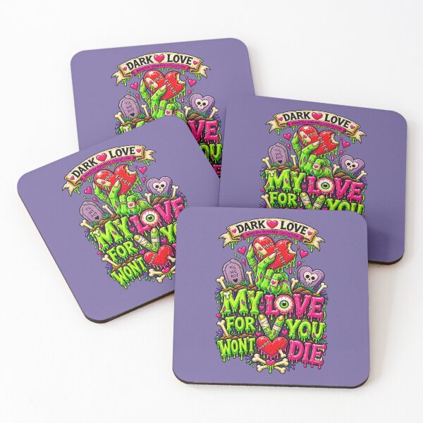 Item preview, DARK LOVE ❤️ - MONSTER ROMANCE COLLETION -  ZOMBIE LOVE - MY LOVE FOR YOU WON'T DIE - v3 designed and sold by WheelieGdArt.