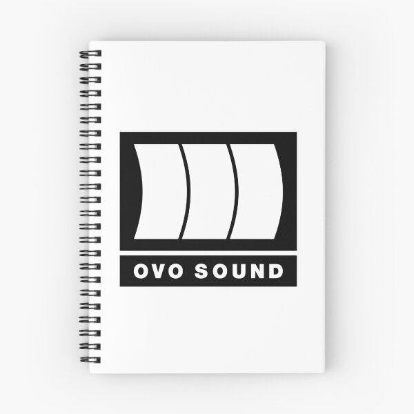 Item preview, Ovo Sound Record Label Official Logo | White on Black designed and sold by amamspk.