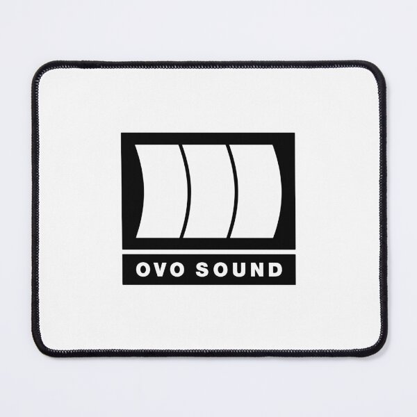 Item preview, Ovo Sound Record Label Official Logo | White on Black designed and sold by amamspk.