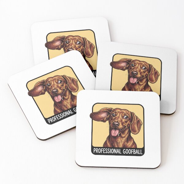 Item preview, Funny Dachshund Goofball Dog designed and sold by Tiffany Roy.