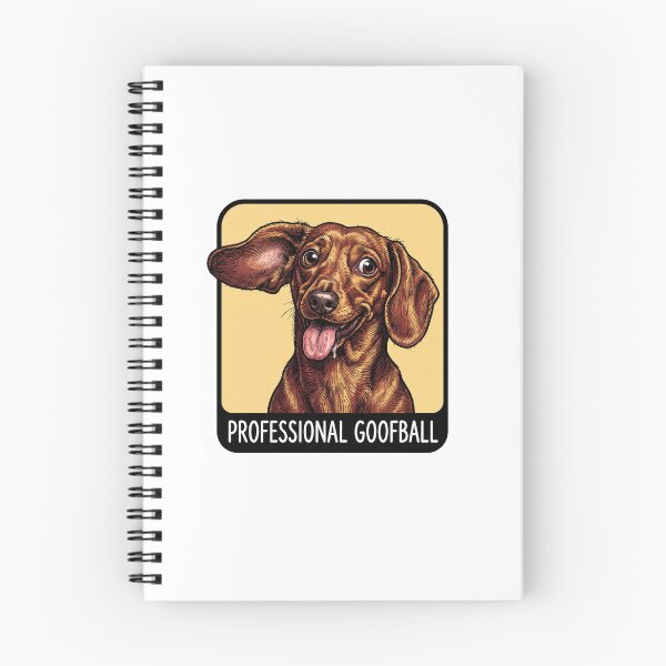 Item preview, Funny Dachshund Goofball Dog designed and sold by Tiffany Roy.