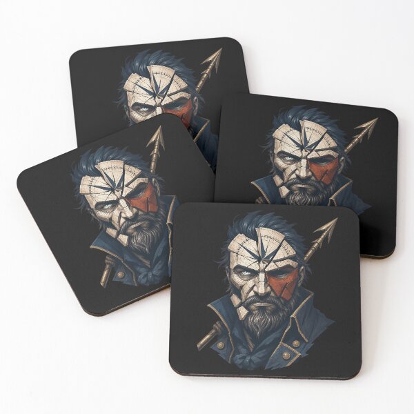 Item preview, Moby Dick: Fractured Compass Captain Portrait designed and sold by Fenay Designs.