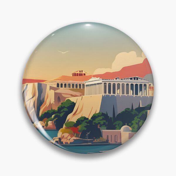 Item preview, Athens Greece Vintage Travel Tourism designed and sold by TravelersGems.