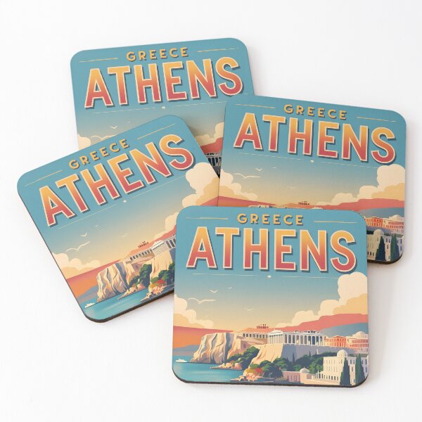 Item preview, Athens Greece Vintage Travel Tourism designed and sold by TravelersGems.