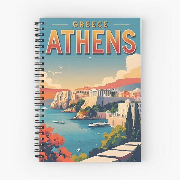 Item preview, Athens Greece Vintage Travel Tourism designed and sold by TravelersGems.