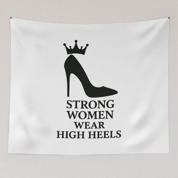 Item preview, Strong Women Wear High Heels – Queen Silhouette designed and sold by Pineapple-Tree.