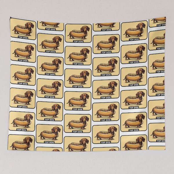 Item preview, Top Dog Hotdog Dachshund designed and sold by Roy & Tiffany.