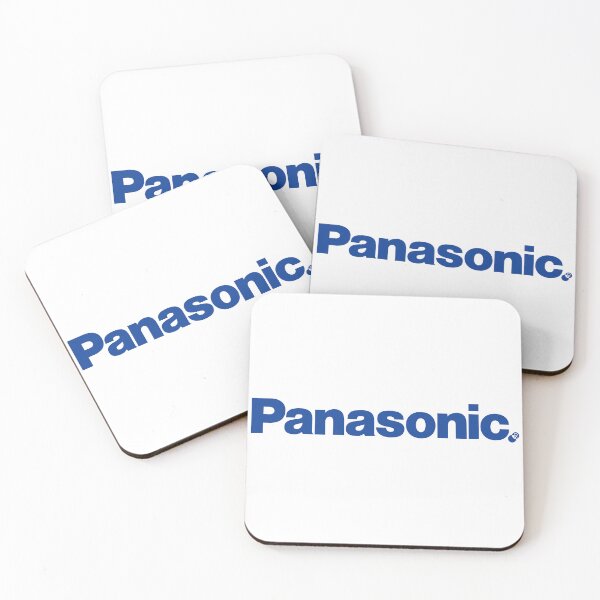Aperçu de l'œuvre Logo Panasonic | Identité visuelle technologique bleue sur fond noir créée et vendue par amamspk.