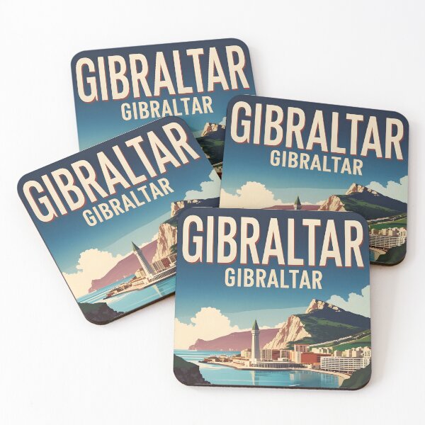 Item preview, Gibraltar Vintage Travel Tourism designed and sold by TravelersGems.