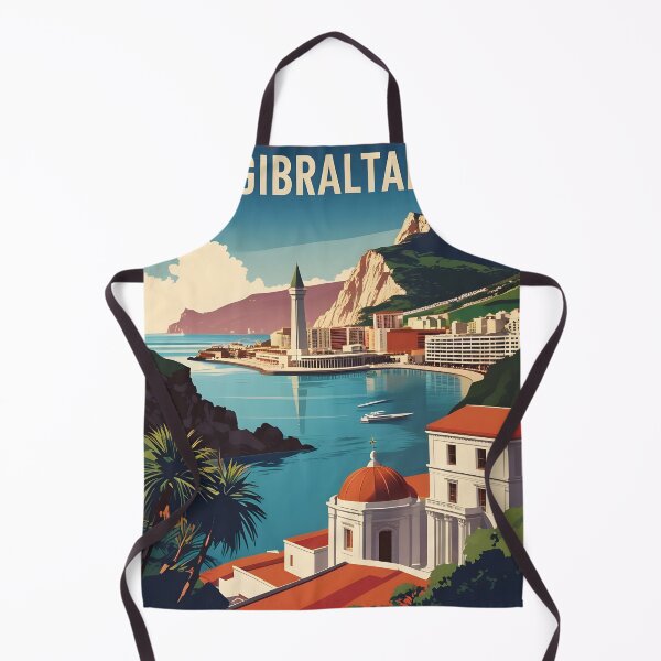Item preview, Gibraltar Vintage Travel Tourism designed and sold by TravelersGems.