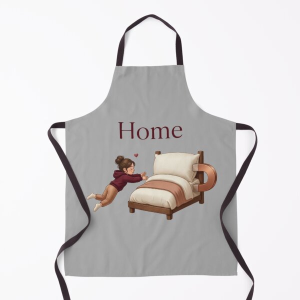 Item preview, Home Bed Magnet - Cute Girl Pulled to Bed Funny Art designed and sold by Northern Glow Art.