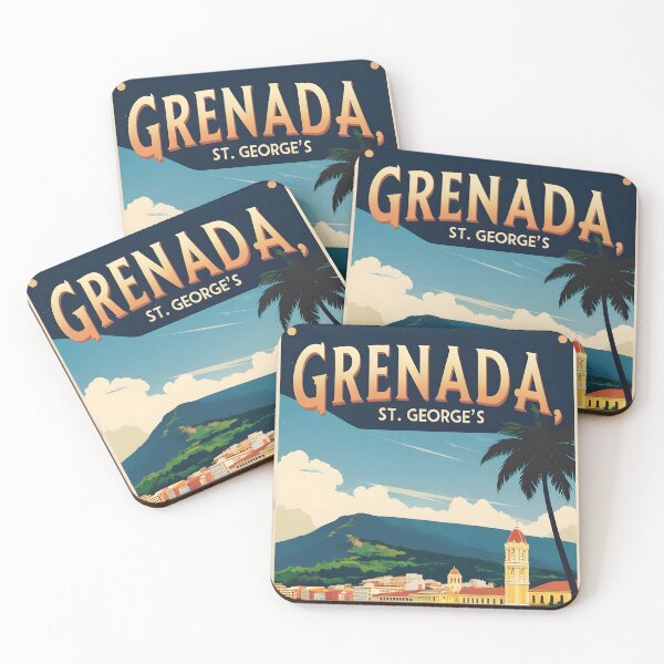Item preview, St Georges Grenada Vintage Travel Tourism designed and sold by TravelersGems.