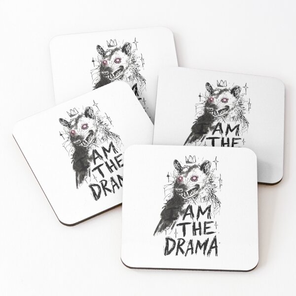 Item preview, I AM THE DRAMA Opossum Shirt - Funny Feral Queen Crown designed and sold by HealingEraInk.
