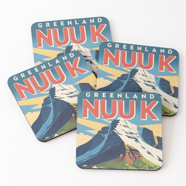 Item preview, Nuuk Greenland Vintage Travel Tourism designed and sold by TravelersGems.