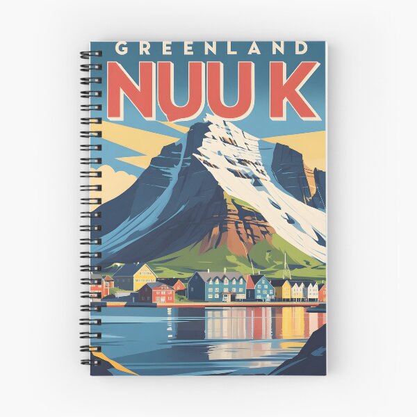 Item preview, Nuuk Greenland Vintage Travel Tourism designed and sold by TravelersGems.