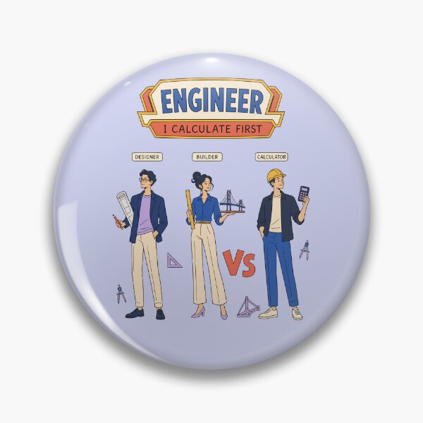 Item preview, Engineer Sticker — “I’ll Calculate It First” Engineering Humor Design designed and sold by Krasnovaovaova.