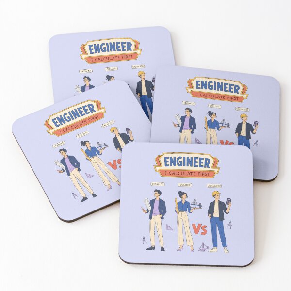 Artikelvorschau, Aufkleber für Ingenieure – „Ich werde es zuerst berechnen“ – Humorvolles Design für Ingenieure entworfen und verkauft von Krasnovaovaova.