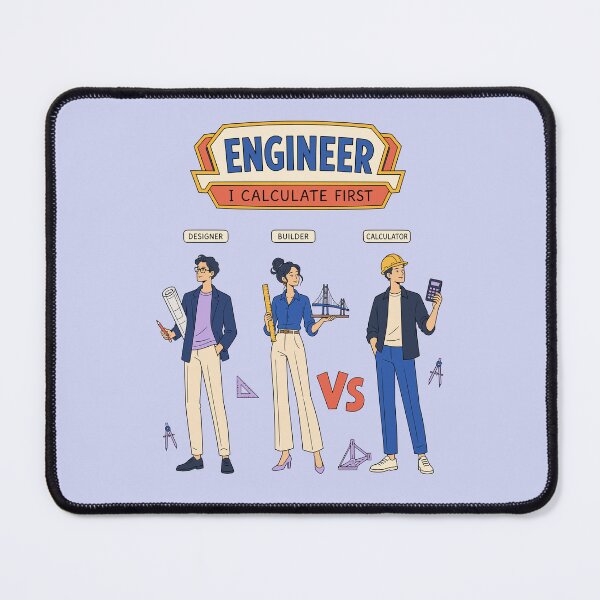 Item preview, Engineer Sticker — “I’ll Calculate It First” Engineering Humor Design designed and sold by Krasnovaovaova.