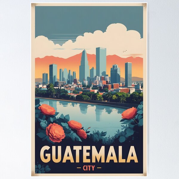 Item preview, Guatemala City Vintage Travel Tourism designed and sold by TravelersGems.