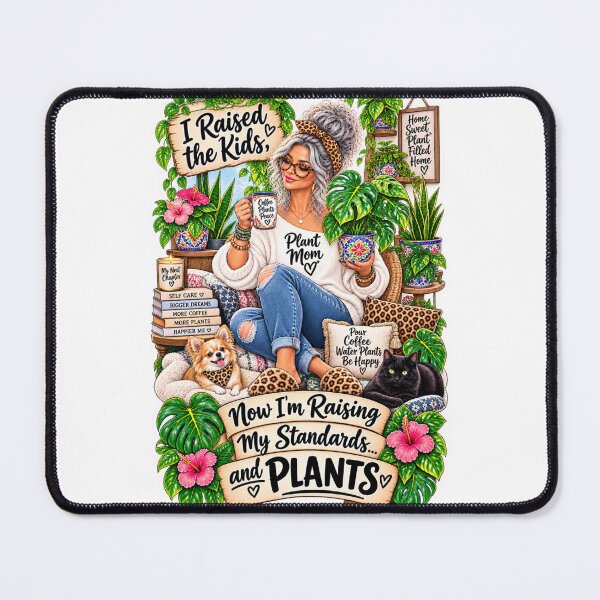 Item preview, I Raised the Kids Now I’m Raising My Standards and Plants – Funny Empty Nester Mom designed and sold by CottageGardenCo.
