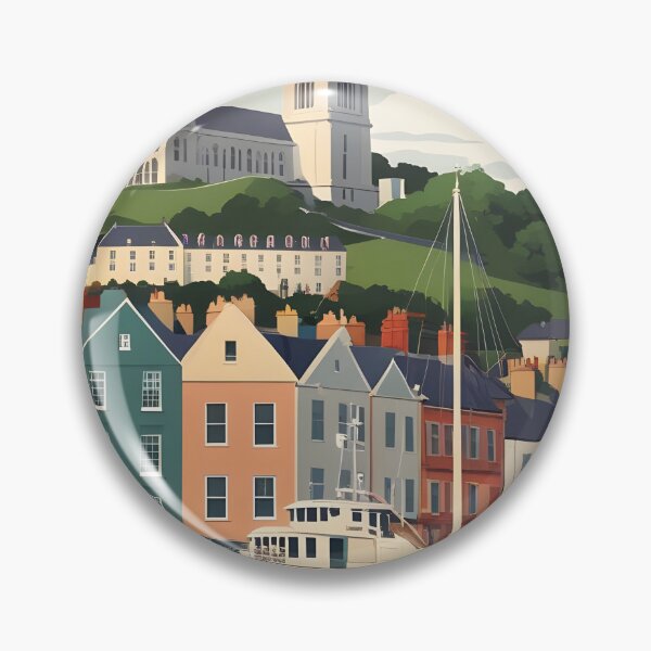 Item preview, Guernsey Saint Peter Port Vintage Travel designed and sold by TravelersGems.