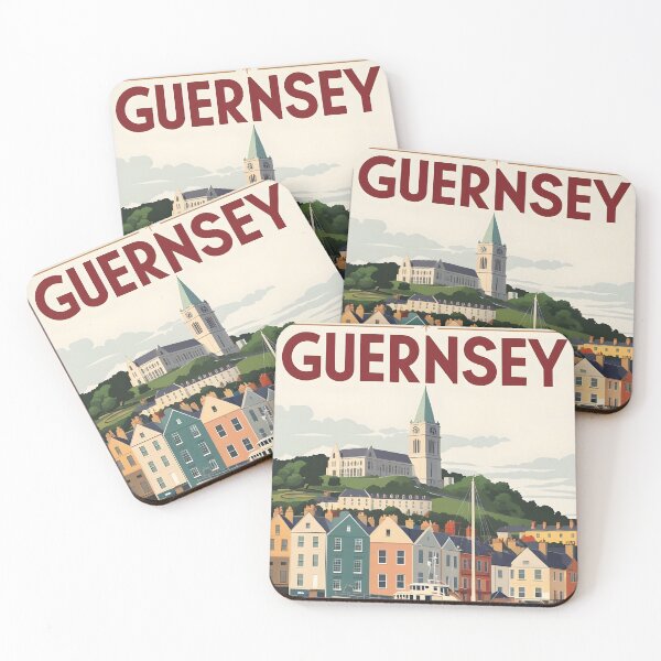 Item preview, Guernsey Saint Peter Port Vintage Travel designed and sold by TravelersGems.