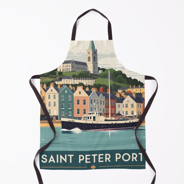 Item preview, Guernsey Saint Peter Port Vintage Travel designed and sold by TravelersGems.