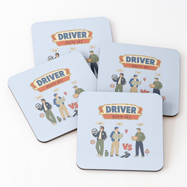 Item preview, Driver Sticker — “Route Is Planned” Road Life Humor Design designed and sold by Krasnovaovaova.