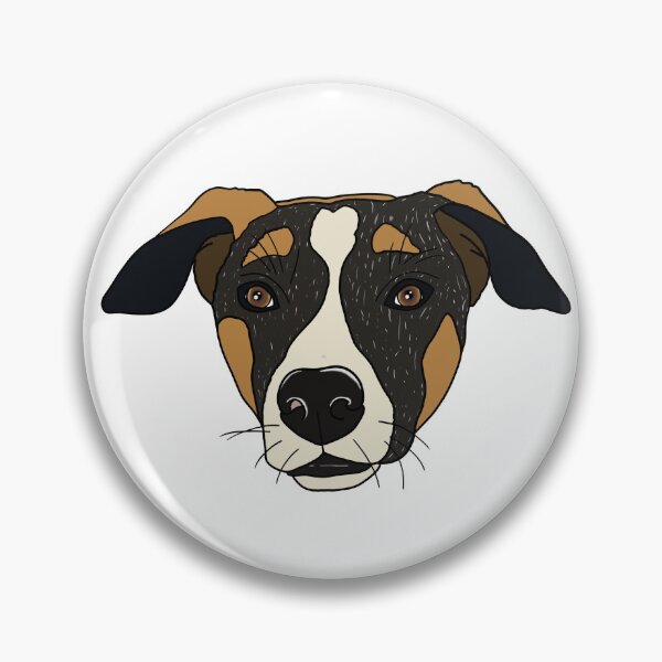 Item preview, dog head designed and sold by Insomnie.