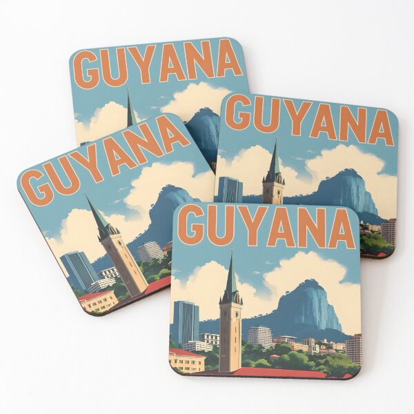 Item preview, Georgetown Guyana Vintage Travel Tourism designed and sold by TravelersGems.