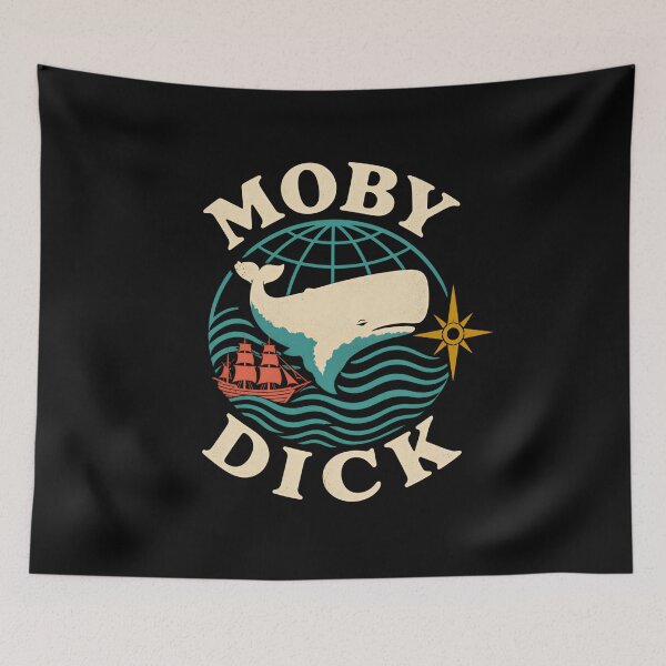 Item preview, Moby Dick Global Voyage Whale and Compass designed and sold by Fenay Designs.