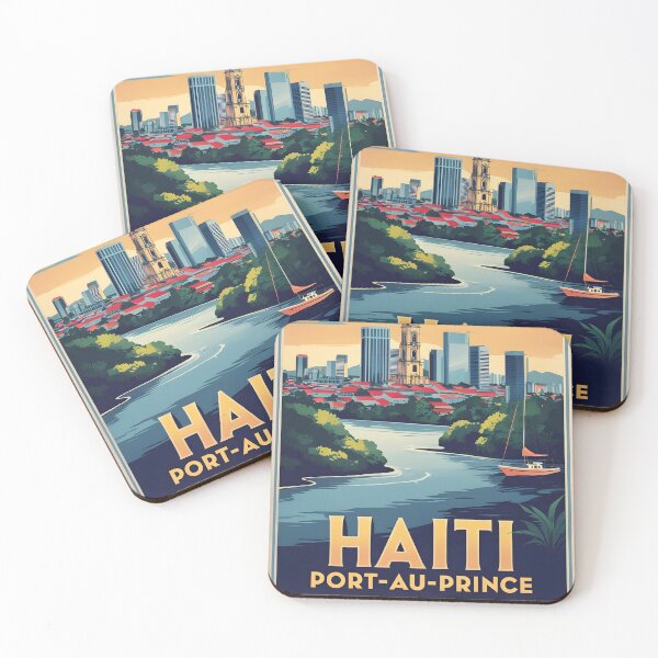 Item preview, Port Au Prince Haiti Vintage Travel Tourism designed and sold by TravelersGems.
