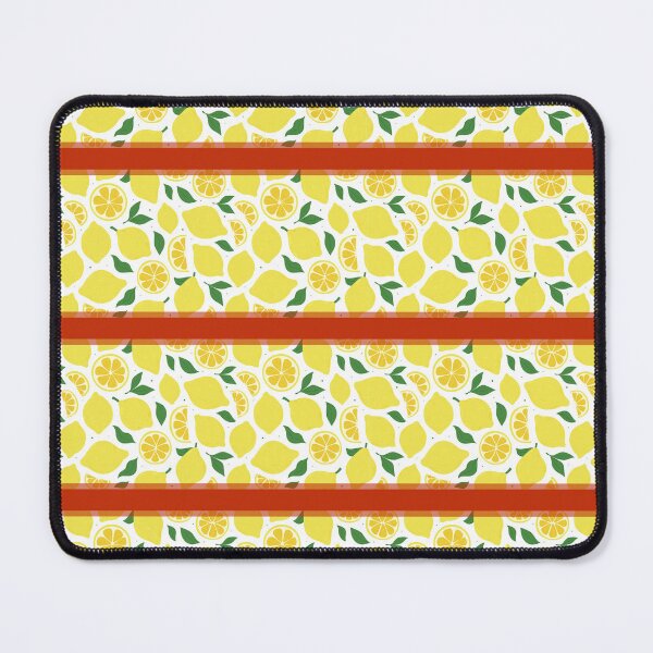 Item preview, Cute Lemon Pattern with Orange Stripes designed and sold by TackyTime.