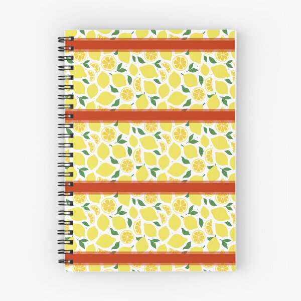 Item preview, Cute Lemon Pattern with Orange Stripes designed and sold by TackyTime.
