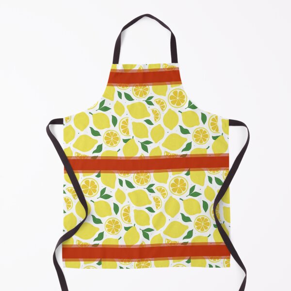 Item preview, Cute Lemon Pattern with Orange Stripes designed and sold by TackyTime.