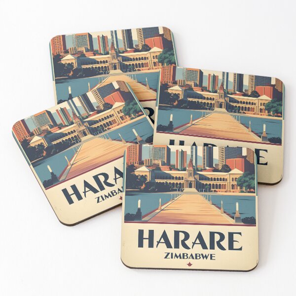 Item preview, Harare Zimbabwe Vintage Travel Tourism designed and sold by TravelersGems.