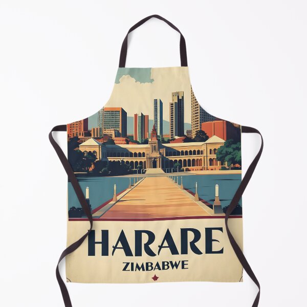 Item preview, Harare Zimbabwe Vintage Travel Tourism designed and sold by TravelersGems.