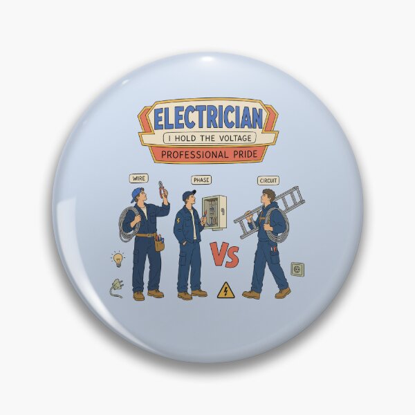 Item preview, Electrician Sticker — “I’ve Got the Voltage” Electrical Humor Design designed and sold by Krasnovaovaova.
